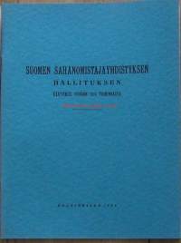 Suomen Sahanomistajayhdistyksen hallituksen  -  vuosikertomus 1935