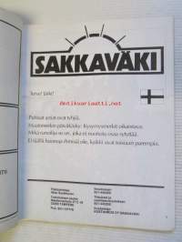 Sakkaväki 1985 nr 1-  ...haukkaa raitista ilmaa