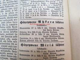 Sanomia Turusta 1873 nr 43, ilmestynyt 24.10.1873, sis. mm. seur. artikkelit / jutut / ilmoitukset; Kuollut laivanperämies Julius Theodor Ölander - nukkui