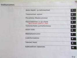 Mazda 626 - Omistajan käsikirja