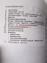 Mikuni Lämmittimet MX 60 - Asennus- ja huolto-ohje (suomenkielinen) / Mikuni Preheater MX 60 Service Manual - huolto-ohjekirja (englanninkielinen) / Mikuni
