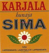 Karjala Sima - juomaetiketti