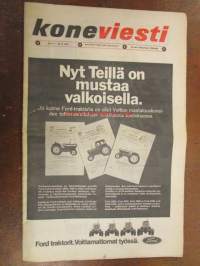 Koneviesti 1971 / 5 sis mm.Toyota Crown 2000 van,loppuarvostelu.Hintapalsta,pyörätraktorien takarenkaat.Nauhaanko vai riviin.Yhdistetty kylvö-lannoituskone