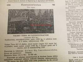 Koneviesti 1971 / 5 sis mm.Toyota Crown 2000 van,loppuarvostelu.Hintapalsta,pyörätraktorien takarenkaat.Nauhaanko vai riviin.Yhdistetty kylvö-lannoituskone