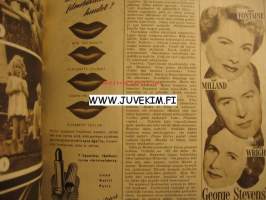Elokuva-Aitta 1952 nr 19 (kannessa Rauni Luoma Nistavuoren Hetana. Sivut 16-17 John Wayne), Ville Salminen puhuu vakavasti