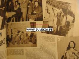 Elokuva-Aitta 1952 nr 19 (kannessa Rauni Luoma Nistavuoren Hetana. Sivut 16-17 John Wayne), Ville Salminen puhuu vakavasti