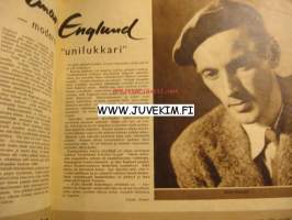 Elokuva-Aitta 1952 nr 8 (kannessa Elisabeth Sellars, Einar Englund,  Leena Häkinen, Brandon uudet kasvot, mainos Kaikkien naisten monni