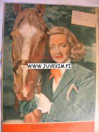 Elokuva-Aitta 1952 nr 3 (kannessa Ritva Arvelo ja Hannes Häyrinen), Helena Kara ja Hannu Leminen, Bette Davis, Gerard Philipe