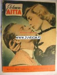 Elokuva-Aitta 1952 nr 2 (kannessa Charlton Heston ja Elisabeth Scott),  Lasse Pöysti uusi ohjaaja, Vittorio de Sica