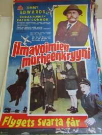 Ilmavoimien murheenkryyni - lyggets svarta får, pääosissa Jimmy Edwards, Shirley Eaton, Kenneth Connor, ohjaus Don Chaffey - elokuvajuliste