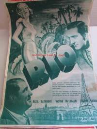 Rio, pääosissa Basil Rathbone, Viktor McLaglen, Sigrid Curie - elokuvajuliste