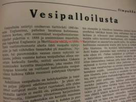 Simpukka - Turun Työväen Uimarien jäsenlehti - Näytenumero 1945 Toukokuu.kansikuva Uittamon uimala