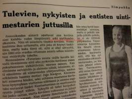 Simpukka - Turun Työväen Uimarien jäsenlehti - Näytenumero 1945 Toukokuu.kansikuva Uittamon uimala