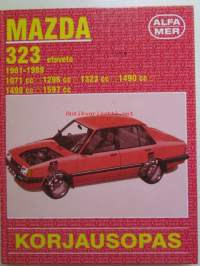 Mazda 323 etuveto 1981-1989 1071 cc, 1296 cc, 1323 cc, 1490 cc, 1498 cc, 1597 cc -Korjausopas