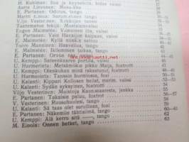 Iskelmäaitta -levy- ja tanssiuutuudet / iskusävelmät