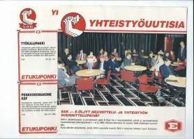 E-Öljyt ja SAK neuvottelu- ja yhteistyöpäivät 1983 -  Yhteistyöuutisia etukuponkeineen