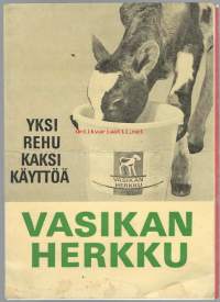 Vasikan herkku tuote-esite ja kiertokirje 1964