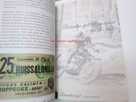 Ruissalon ajot - Ruissalosta Artukaisiin - Ruissalon ajot Ruissalossa ja Artukaisissa 1931-1989 -Ruissalo TT-races history