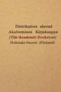 Suomalaisen tiedeakatemian toimituksia sarja B nid. 128