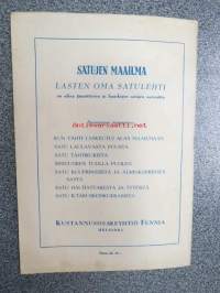 Vuorenseinämän avain - Satujen maailma 1948 nr 4