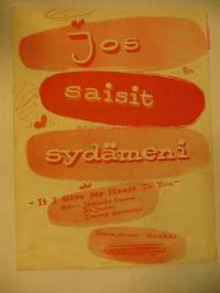 Jos saisit sydämeni (Om Mitt Hjärta Jag Dig Ger)