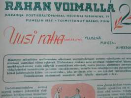 Rahan voimalla  -Postisäästöpankin asiakaslehti, Olympia aiheinen1952 numero