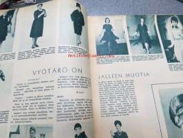Pukeudu oikein 1961 nr 2 syksy (kannessa mainittuna Nuorten muotineuvosto, James) Tekstiilikauppiaiden liitto ry:n julkaisu