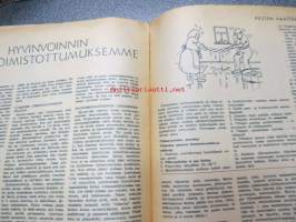 Pukeudu oikein 1961 nr 2 syksy (kannessa mainittuna Nuorten muotineuvosto, James) Tekstiilikauppiaiden liitto ry:n julkaisu
