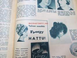 Pukeudu oikein 1961 nr 2 syksy (kannessa mainittuna Nuorten muotineuvosto, James) Tekstiilikauppiaiden liitto ry:n julkaisu