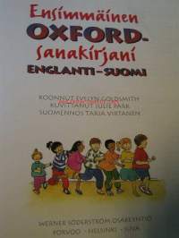 ensimmäinen oxford-sanakirjani  englanti-suomi