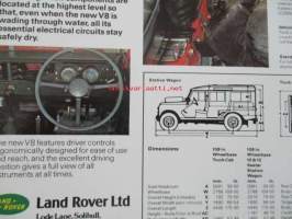 Land Rover V 8  -myyntiesite