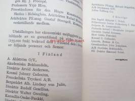 Svensk konstindustri i Helsingfors - Stenmans Konstsalong 22 mars - 21 april 1924 -katalog -näyttelyluettelo