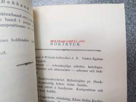 Svensk konstindustri i Helsingfors - Stenmans Konstsalong 22 mars - 21 april 1924 -katalog -näyttelyluettelo