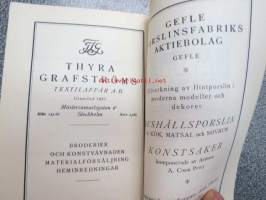 Svensk konstindustri i Helsingfors - Stenmans Konstsalong 22 mars - 21 april 1924 -katalog -näyttelyluettelo