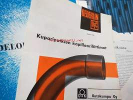 Hitsaukseen liittyvää teknistä tietoa, kirjasia, esitteitä mainoksia kansiollinen