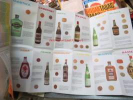 Vinprom - State Economic Trust, Bulgaria, bulgarialaisten alkoholijuomien vientiorganisaation kartta ja tuotekuvasto