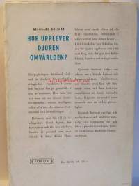 Hur upplever djuren  0mvärlden ?