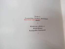 Finska Pappersbruksföreningen 1918-1928 -kokonahkakantinen lahjasidos