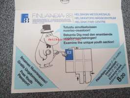 Muumi / Finlandia 88 Filatelianäyttely -pääsykortti