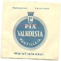 Pix valkoisia pastilleja / maistiaiseksi- makeiskääre