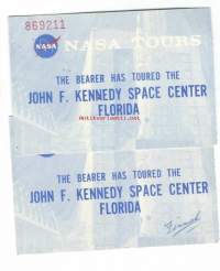 Nasa Tours John F Kennedy Space Center Florida  - pääsylippu 2 kpl