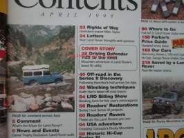Land Rover Owner International 1999/ 4 - katso kuvista sisältöä.