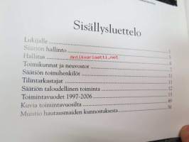 Kurkijokisäätiön 60-vuotishistoriikki vuodet 1996-2006