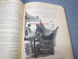 Maailma 1921 (5. ja 6. sidos) - Kirjallinen aitta -erittäin monipuolinen kuukausijulkaisu sidottuna, tunnettujen kirjoittajien ja kuvittajien laadukasta jälkeä