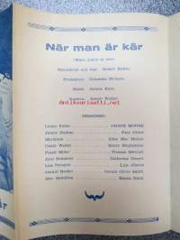 Rakastuessa - När mannen är kär - When you&amp;#180;re in love, ohjaus Robert Riskin, pääosissa Grace Moore, Gary Grant, Aline Mac Mahon, Henry Stephenson, Thomas