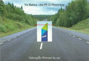 Via Baltica - the M-12 Motorway / Vyborg to Warsaw by car 1992 - kartta