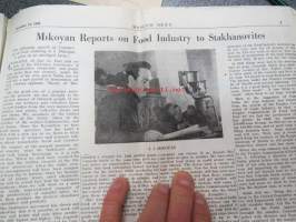 Moscow News, 21.11.1935 - weekly edition of Moscow Daily News -propagandistinen, englanninkielinen sanomalehti