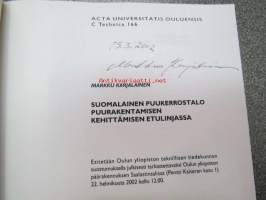 Suomalainen puukerrostalo - puurakentamisen kehittämisen etulinjassa