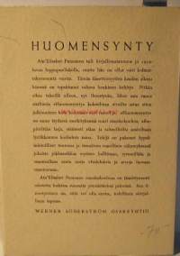 Huomensynty-runoja