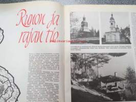 Auto ja Liikenne 1967 nr 8, sis. mm. seur. artikkelit / kuvat / mainokset; Elite farmari 426, Valkeakosken liikennepuisto, Hankimme hyötyauton, Runon ja Rajan tie,